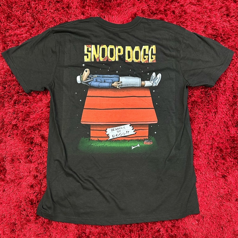 Snoop Dogg Retro Tour Album Art Shirt Black Large Black New